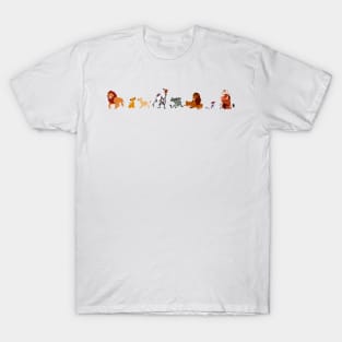 The Lion King Character Illustration T-Shirt